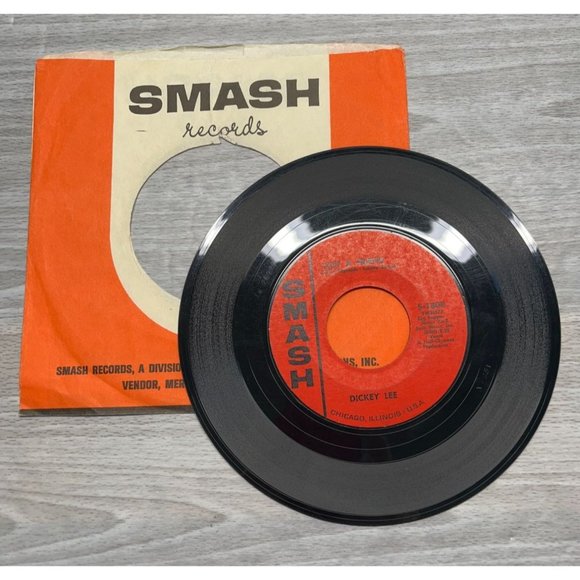 Dickey Lee Dont Wanna Think About Paula / Just a Friend 45 Teen Record Smash VG+ - Picture 4 of 4